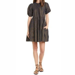 Ulla Johnson Dion Dress Midnight Navy / Gold
